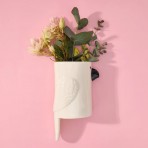 Ceramic Wall Vase | White Cockatoo Ceramic Wall Vase | White Cockatoo